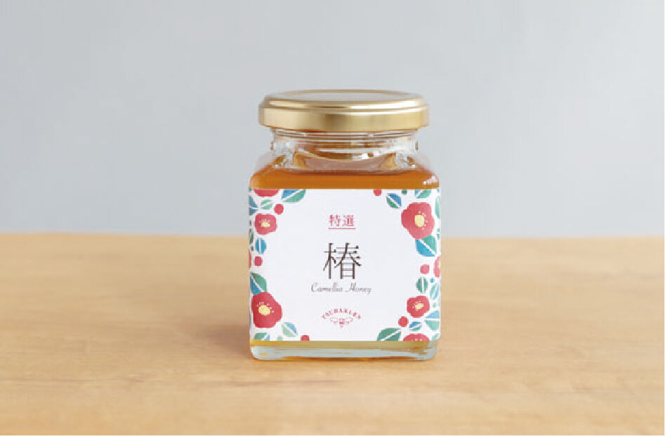 椿はちみつパッケージ